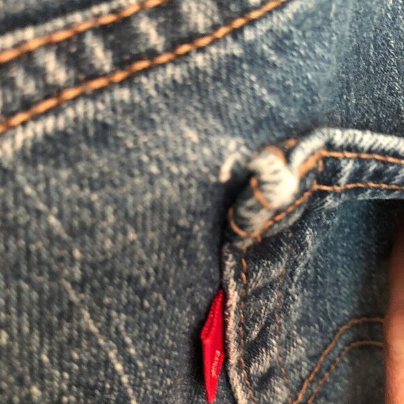 Levi's 505 jeans--nouveau low straight--sz 8 - Picture 11 of 13